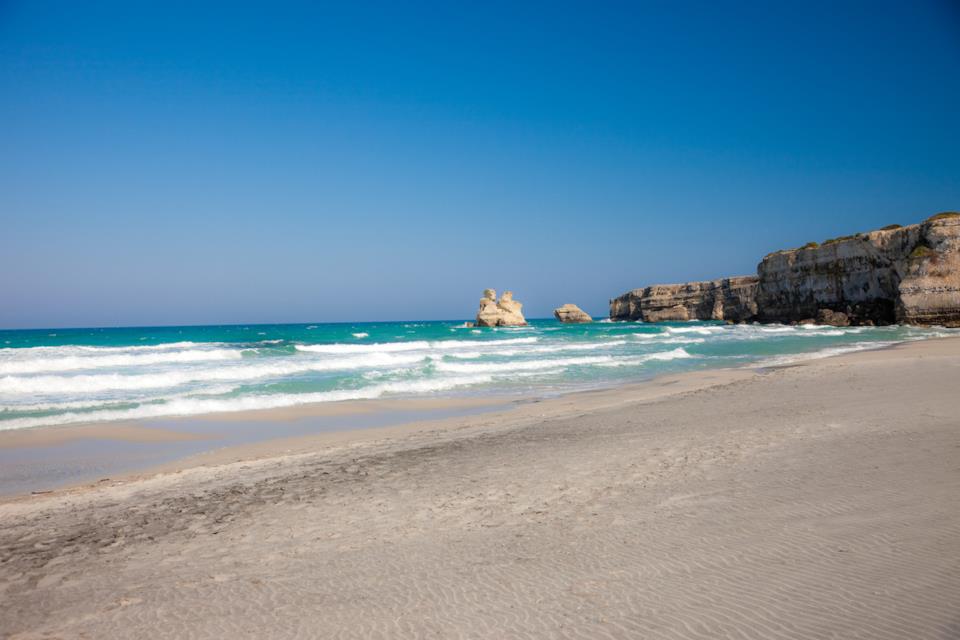Spiaggia del Salento: sabbia fine e mare turchese