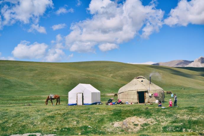 Yurte e trekking in Kirghizistan