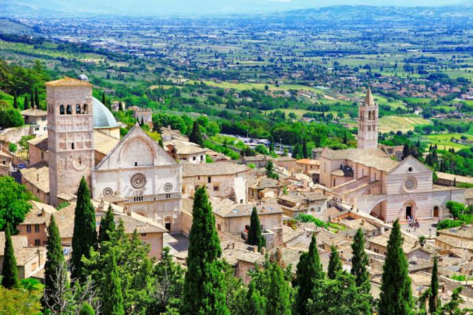 Vista di Assisi