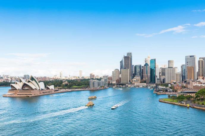 Panorama di Sydney in Australia