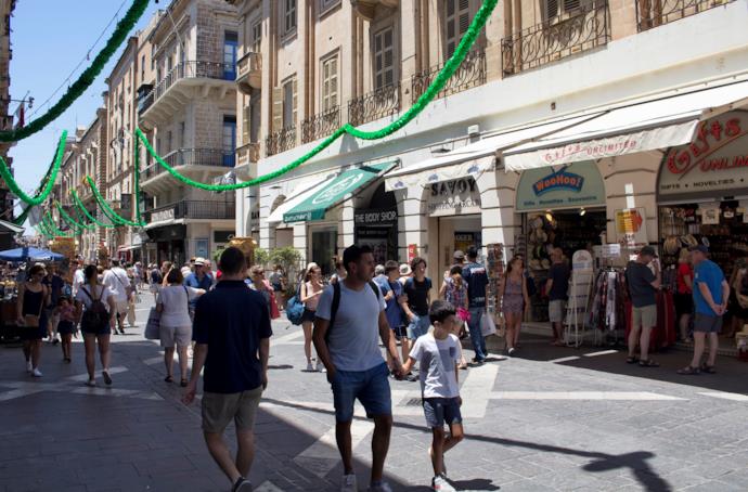 La Valletta, shopping per le vie del centro