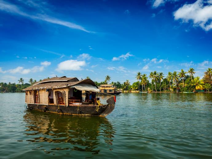 Guida Viaggio in India: India, Kerala, houseboat sulle backwaters