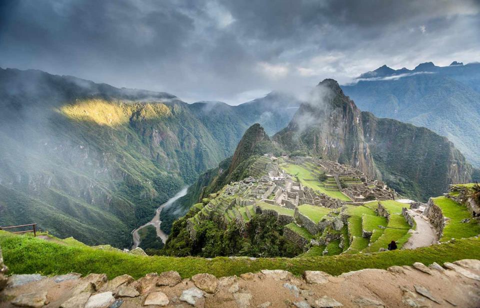 Panorama del Machu Picchu in Perù