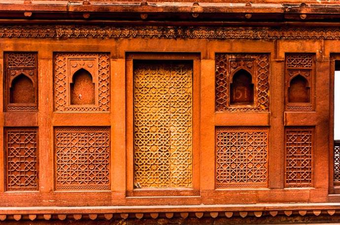 Forte Rosso ad Agra, India