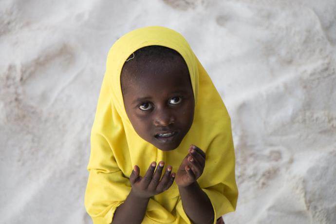 Una bimba di Zanzibar