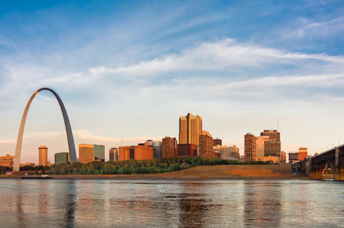 Arco di St Louis negli Usa