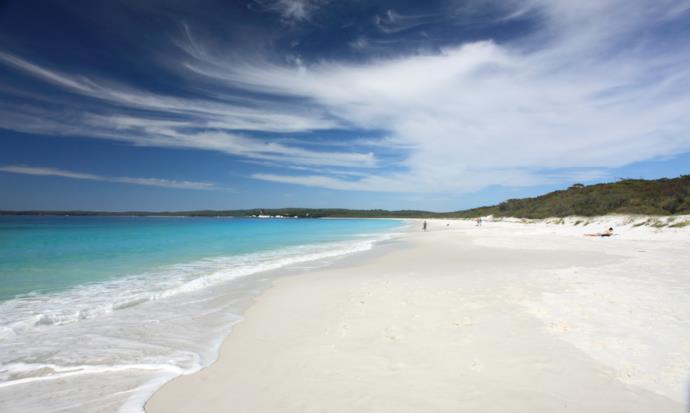 La spiaggia più bianca del mondo, Hyams Beach, si trova in Australia nel New South Wales