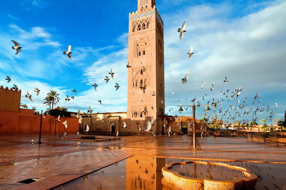 Medina della Moschea di Koutubia a Marrakech