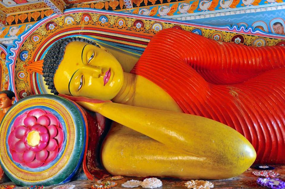 Buddha disteso in Sri Lanka