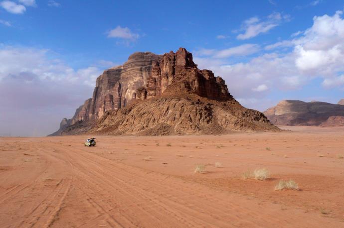 Tour in 4x4 del deserto del Wadi Rum in Giordania