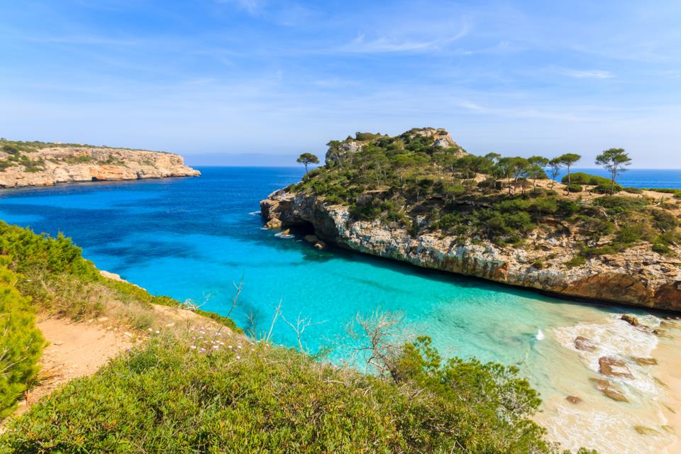 Una spiaggia dell'Arcipelago delle Baleari