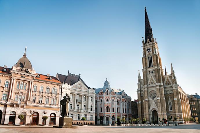 Trg Slobode di Novi Sad