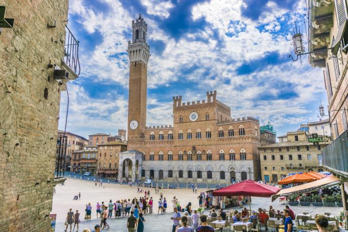 La piazza più bella di Siena: Piazza del Campo