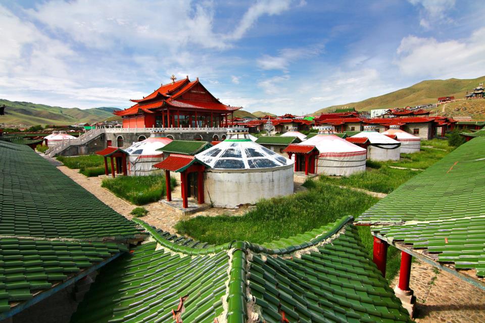 Ger a Ulaan Bator in Mongolia