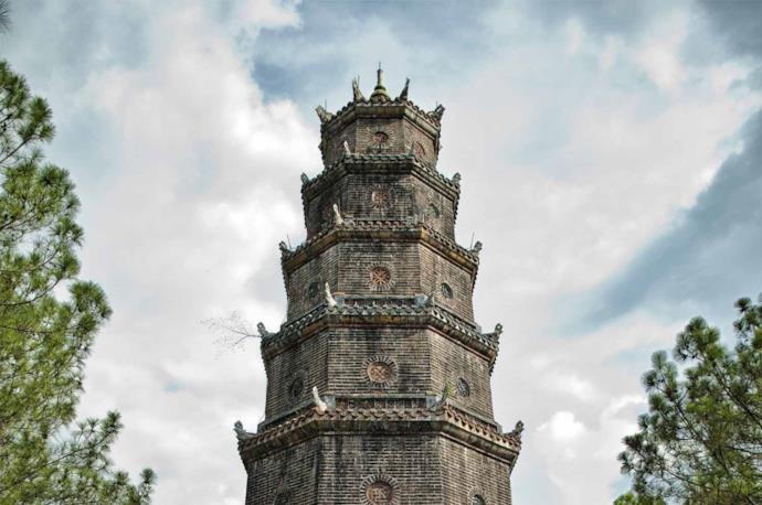 Pagoda di Thien Mu, Hue, Vietnam