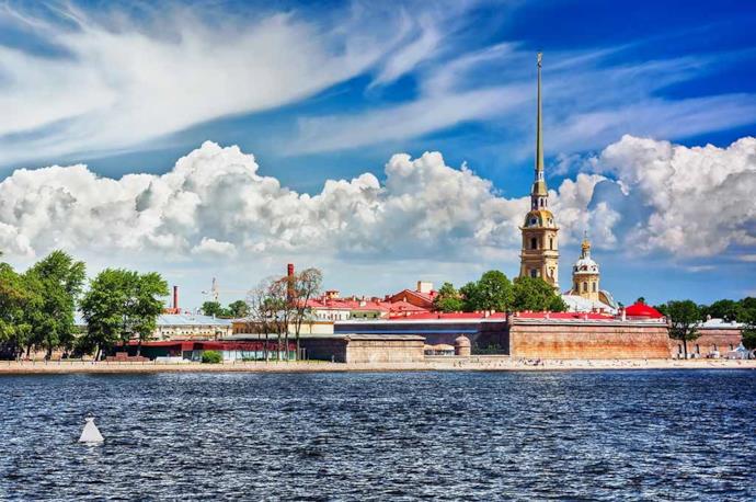 Fortezza di Pietro e Paoio a San Pietroburgo in Russia.