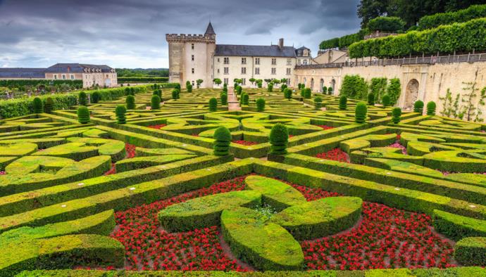I Giardini più belli d'Europa, Giardini del Castello di Villandry, valle della Loira, Francia