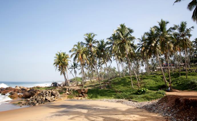Kovalam Beach in Kerala