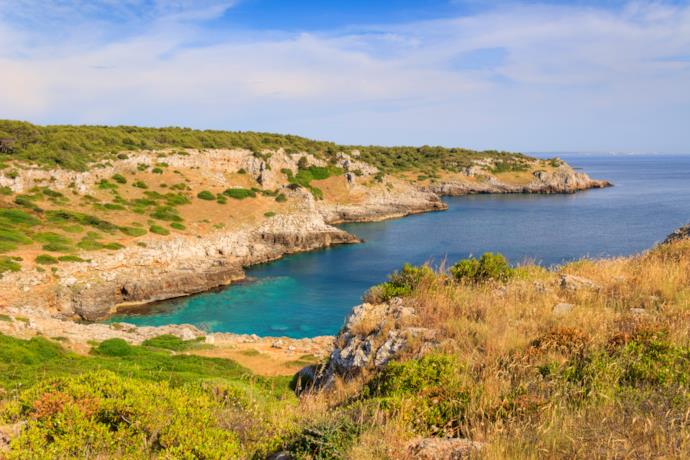 Le 5 spiagge più belle della Puglia al secondo posto Porto Selvaggio, Nardò
