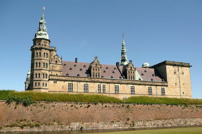 Veduta del Castello di Kronborg in Danimarca