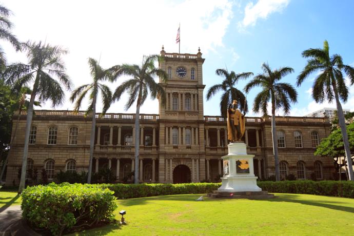 Il palazzo reale di Honolulu