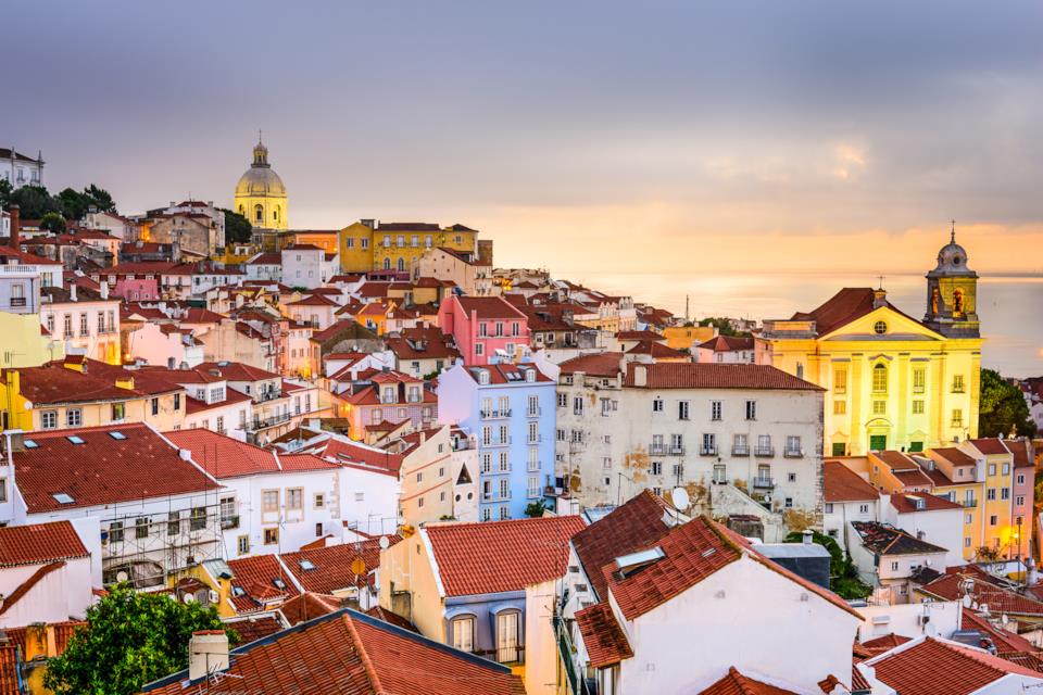 Case colorate a Lisbona