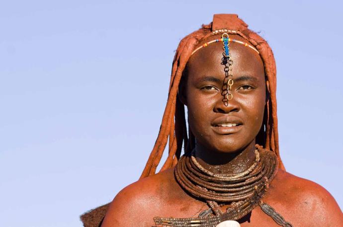 Donna di etnia Himba in Namibia