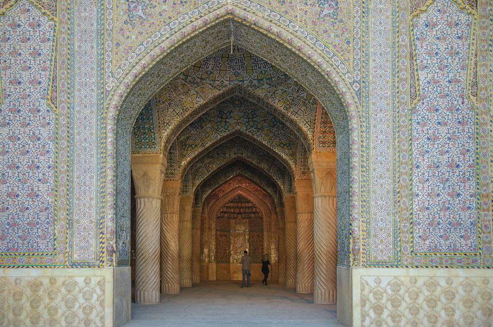 Ingresso della moschea Vakil a Shiraz, Iran