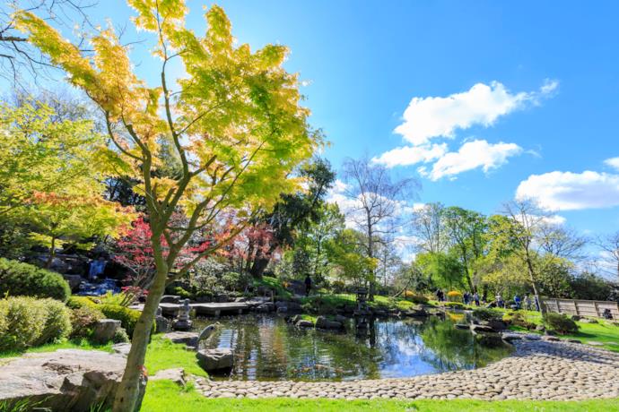 Kyoto Garden, il panorama del giardino giapponese di Londra