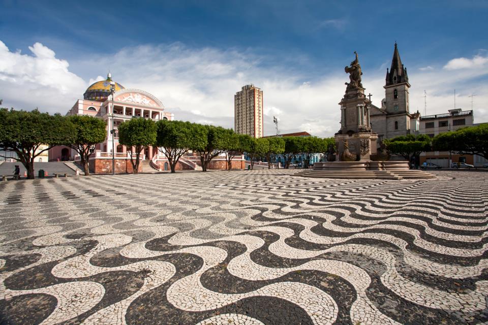 Palazzi della piazza Manaus in Brasile