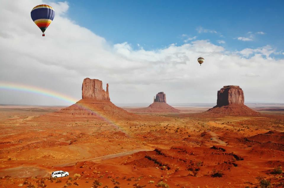 Mongolfiere sulla Monument Valley, Usa