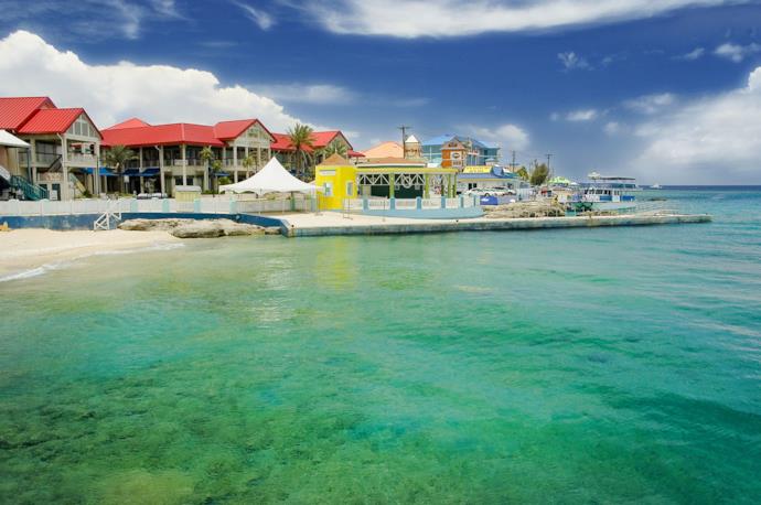 Costa di Georgetown alle isole Cayman