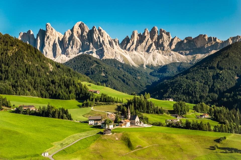 Paesaggio montano del Trentino Alto Adige