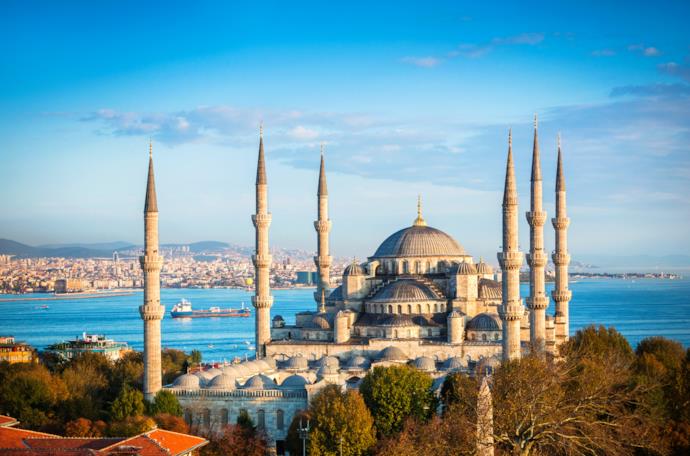 La splendida Moschea Blu di Istanbul