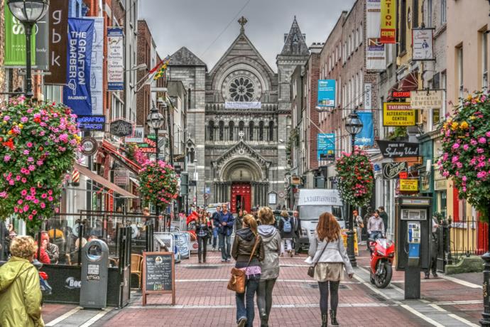 Grafton Street, una delle strade più belle di Dublino