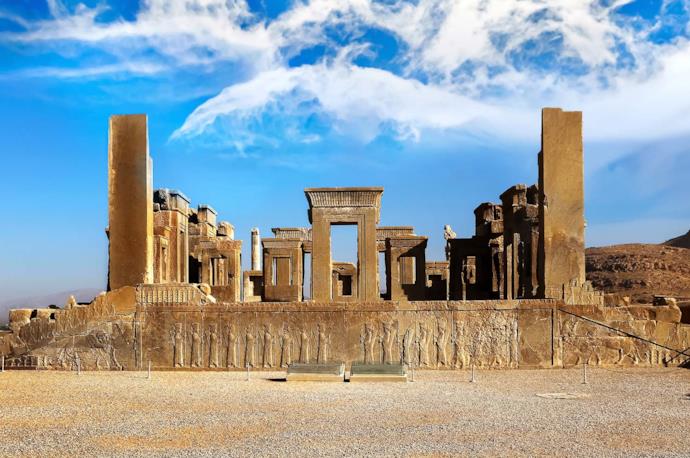 Rovine di un palazzo di Persepoli, Iran
