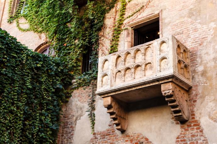Verona, balcone della Casa di Giulietta