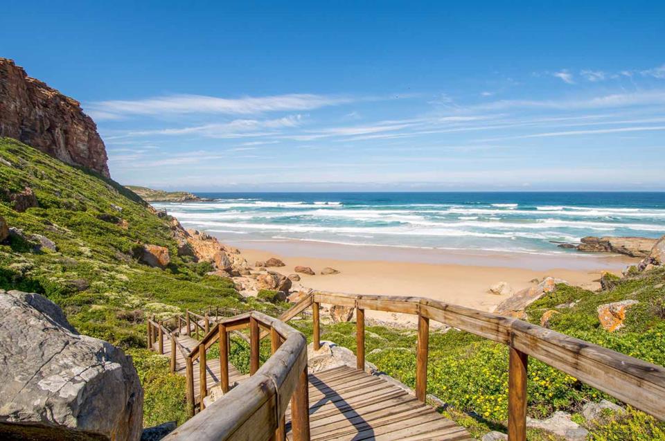 Spiaggia sulla Garden Route del Sudafrica