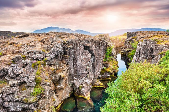 Il parco nazionale Thingvellir in islanda