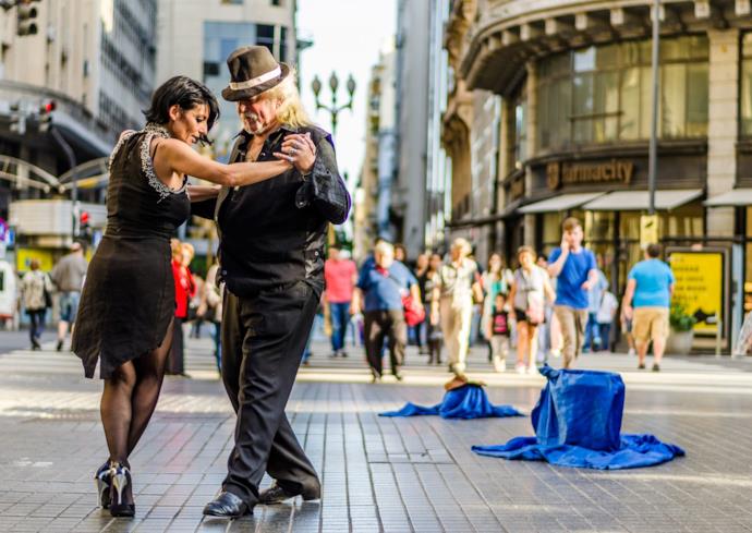 Argentina, ballerini di tango a Buenos Aires