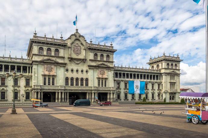Esterno del Palazzo Nazionale di Guatemala City 
