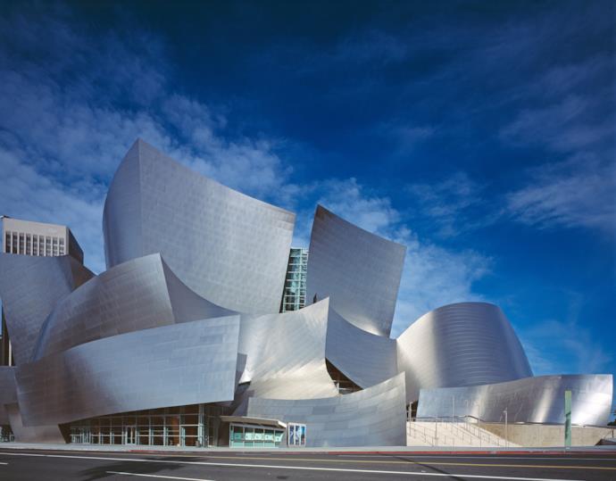 La visionaria sala concerti Walt Disney Concert Hall di L.A.