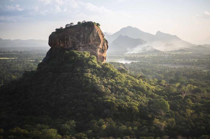 Rocca di Sigiriya in Sri Lanka
