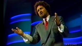 Beppe Grillo al Festival di Sanremo 1989