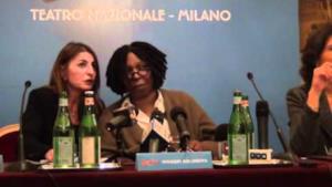 ► Woopie Golberg - conferenza stampa Sister Act musical milano