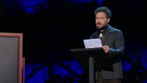 Sanremo 2014: Claudio Santamaria ricorda Alberto Manzi