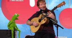 Ed Sheeran duetta con Kermit per il Red Nose Day (video)