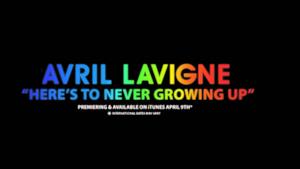 Avril Lavigne - Here's To Never Growing Up (Anteprima)