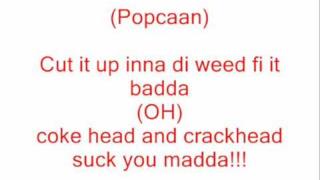 Vybz Kartel Ft. Popcaan - Hot Grabba (LYRICS)