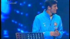 Javier Zanetti canta Eros Ramazzotti - Più bella cosa [VIDEO]